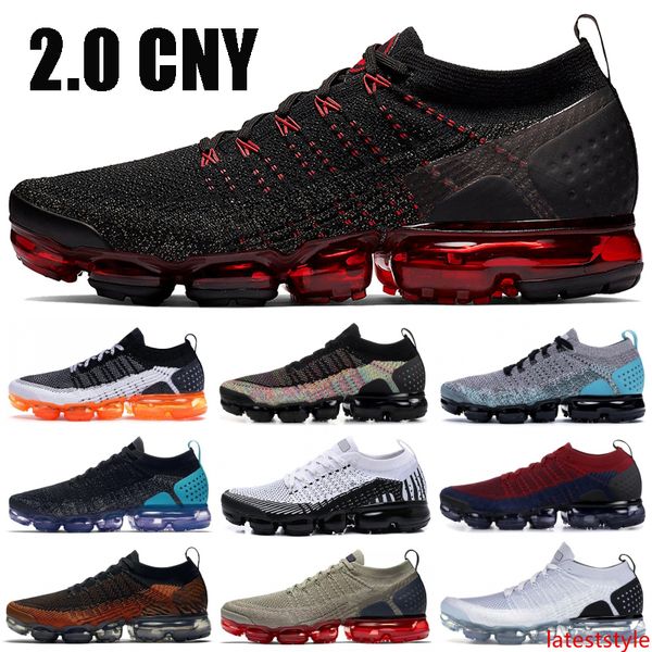 designer knite 2.0 triple black running shoes for men cny white black zebra safari rust pink fly sport sneakers trainers